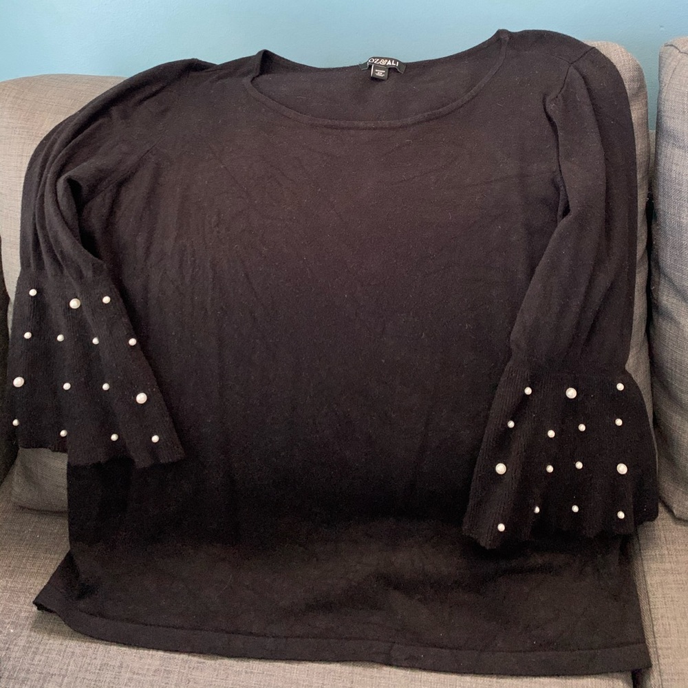 Studded pearl sweater